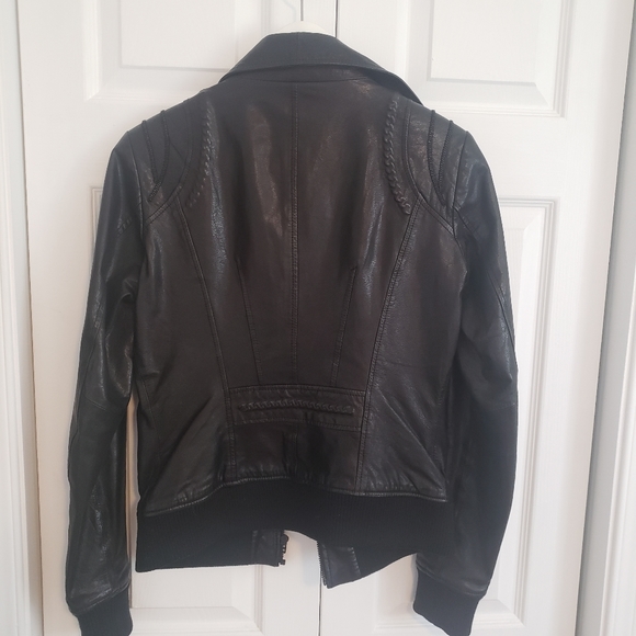 Genuine leather Jacket Bomber - Picture 2 of 8